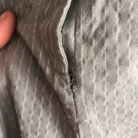 Peyton Bree jumpsuit romper stripped baby blue romper tank top size 16 clothing​ - Picture 5 of 11